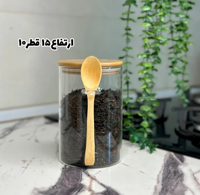ست بانکه پیرکس درب بامبو قاشق دار