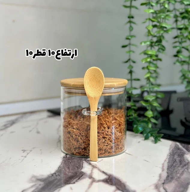 ست بانکه پیرکس درب بامبو قاشق دار